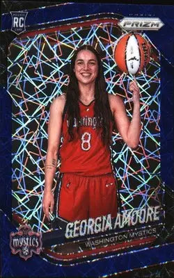 2025 Panini Prizm WNBA Blue Velocity Prizms #140 Georgia Amoore - Basketball Card Single