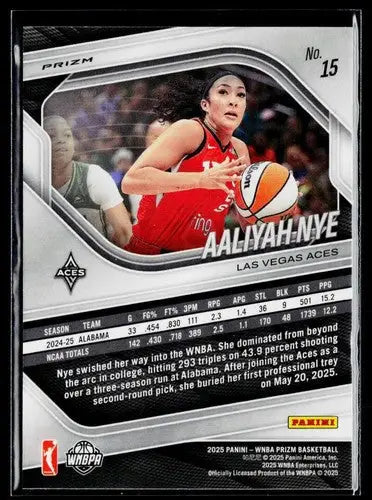 2025 Panini Prizm WNBA Blue Velocity Prizms #15 Aaliyah Nye NM Near Min ID:83678 - Basketball Card Single