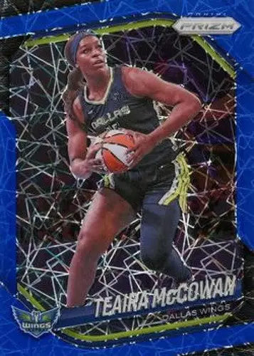 2025 Panini Prizm WNBA Blue Velocity Prizms #48 Teaira McCowan NM Near ID:83682 - Basketball Card Single