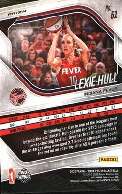 2025 Panini Prizm WNBA Blue Velocity Prizms #51 Lexie Hull - Basketball Card Single