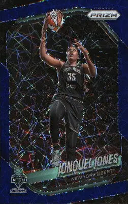 2025 Panini Prizm WNBA Blue Velocity Prizms #52 Jonquel Jones