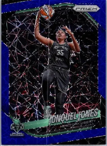 2025 Panini Prizm WNBA Blue Velocity Prizms #52 Jonquel Jones NM Near M ID:83683 - Basketball Card Single