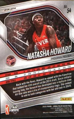 2025 Panini Prizm WNBA Blue Velocity Prizms #54 Natasha Howard - Basketball Card Single