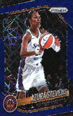 2025 Panini Prizm WNBA Blue Velocity Prizms #64 Azura Stevens - Basketball Card Single