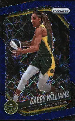 2025 Panini Prizm WNBA Blue Velocity Prizms #77 Gabby Williams