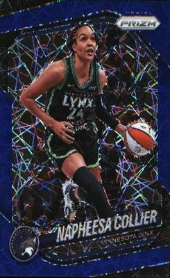 2025 Panini Prizm WNBA Blue Velocity Prizms #8 Napheesa Collier - Basketball Card Single