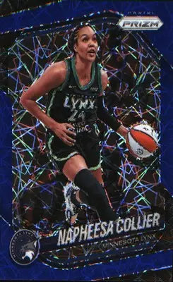 2025 Panini Prizm WNBA Blue Velocity Prizms #8 Napheesa Collier - Basketball Card Single