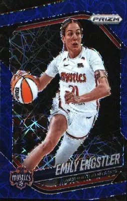 2025 Panini Prizm WNBA Blue Velocity Prizms #84 Emily Engstler - Basketball Card Single