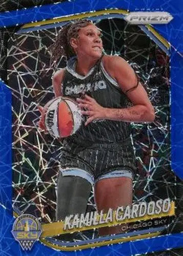 2025 Panini Prizm WNBA Blue Velocity Prizms #89 Kamilla Cardoso NM Near ID:83688 - Basketball Card Single