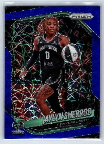 2025 Panini Prizm WNBA Blue Velocity Prizms #93 Jaylyn Sherrod NM Near ID:83689 - Basketball Card Single