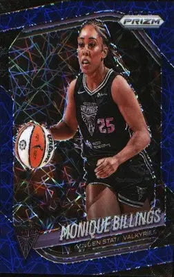 2025 Panini Prizm WNBA Blue Velocity Prizms #99 Monique Billings - Basketball Card Single