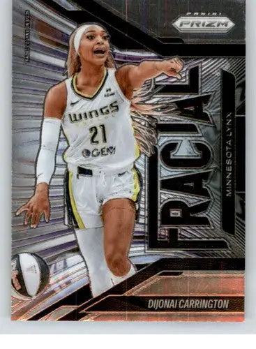 2025 Panini Prizm WNBA Fractal #1 DiJonai Carrington NM Near Mint ID:83666 - Basketball Card Single
