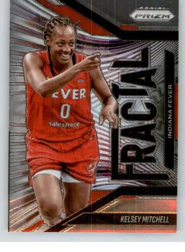 2025 Panini Prizm WNBA Fractal #3 Kelsey Mitchell NM Near Mint ID:83667 - Basketball Card Single