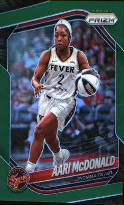 2025 Panini Prizm WNBA Green Prizms #10 Aari McDonald - Basketball Card Single
