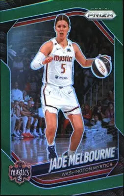 2025 Panini Prizm WNBA Green Prizms #128 Jade Melbourne - Basketball Card Single