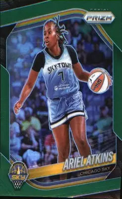 2025 Panini Prizm WNBA Green Prizms #13 Ariel Atkins