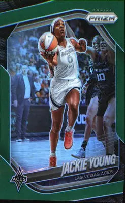 2025 Panini Prizm WNBA Green Prizms #23 Jackie Young