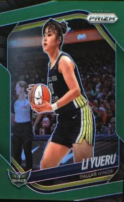 2025 Panini Prizm WNBA Green Prizms #28 Li Yueru