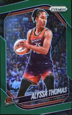 2025 Panini Prizm WNBA Green Prizms #44 Alyssa Thomas - Basketball Card Single