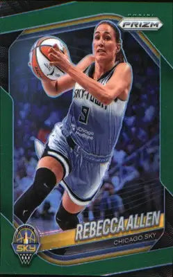 2025 Panini Prizm WNBA Green Prizms #67 Rebecca Allen - Basketball Card Single