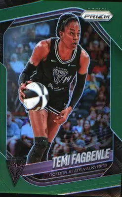 2025 Panini Prizm WNBA Green Prizms #68 Temi Fagbenle