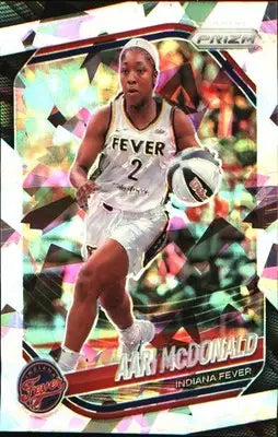 2025 Panini Prizm WNBA Ice Prizm #10 Aari McDonald - Basketball Card Single