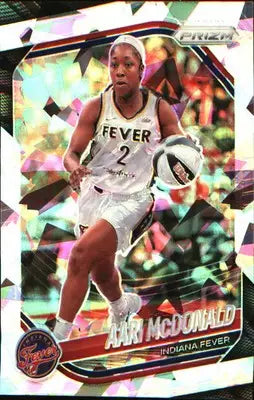 2025 Panini Prizm WNBA Ice Prizm #10 Aari McDonald