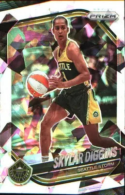 2025 Panini Prizm WNBA Ice Prizm #123 Skylar Diggins - Basketball Card Single