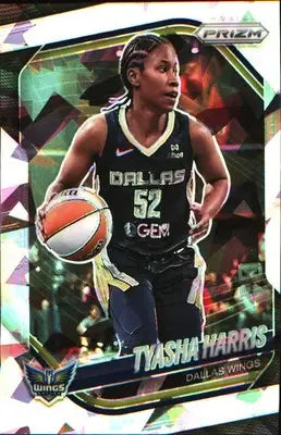2025 Panini Prizm WNBA Ice Prizm #130 Tyasha Harris