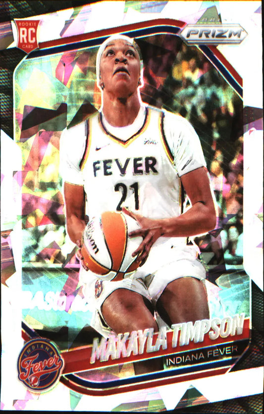 2025 Panini Prizm WNBA Ice Prizm #14 Makayla Timpson