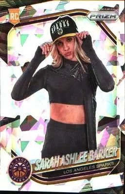 2025 Panini Prizm WNBA Ice Prizm #142 Sarah Ashlee Barker - Basketball Card Single