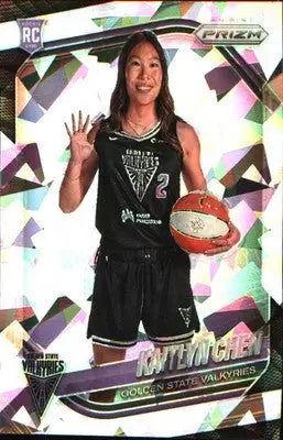 2025 Panini Prizm WNBA Ice Prizm #143 Kaitlyn Chen - Basketball Card Single