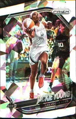 2025 Panini Prizm WNBA Ice Prizm #23 Jackie Young