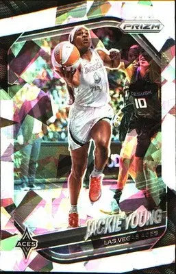 2025 Panini Prizm WNBA Ice Prizm #23 Jackie Young - Basketball Card Single