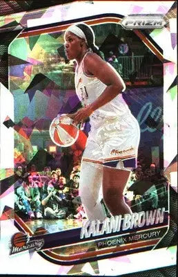 2025 Panini Prizm WNBA Ice Prizm #55 Kalani Brown - Basketball Card Single