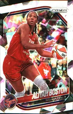 2025 Panini Prizm WNBA Ice Prizm #75 Aliyah Boston