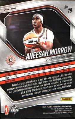 2025 Panini Prizm WNBA Ice Prizm #79 Aneesah Morrow - Basketball Card Single