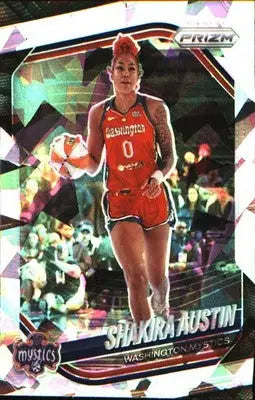 2025 Panini Prizm WNBA Ice Prizm #81 Shakira Austin - Basketball Card Single