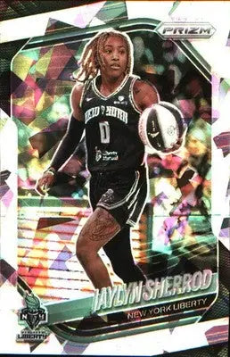 2025 Panini Prizm WNBA Ice Prizm #93 Jaylyn Sherrod - Basketball Card Single