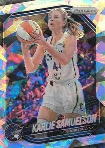 2025 Panini Prizm WNBA Ice Prizms #102 Karlie Samuelson NM Near Mint ID:83645 - Basketball Card Single