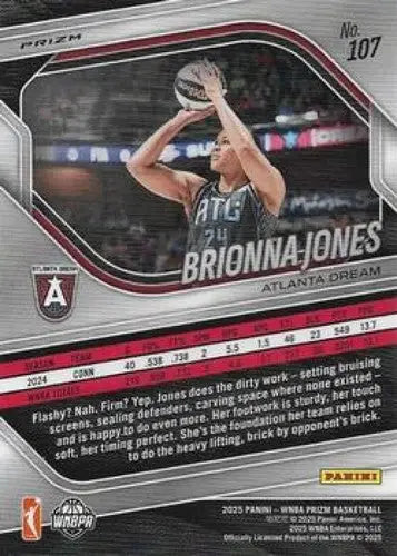2025 Panini Prizm WNBA Ice Prizms #107 Brionna Jones NM Near Mint ID:83646 - Basketball Card Single