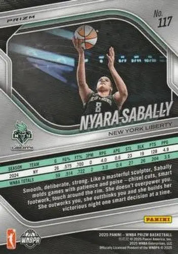 2025 Panini Prizm WNBA Ice Prizms #117 Nyara Sabally NM Near Mint ID:83650 - Basketball Card Single