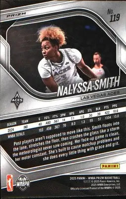2025 Panini Prizm WNBA Ice Prizms #119 NaLyssa Smith - Basketball Card Single
