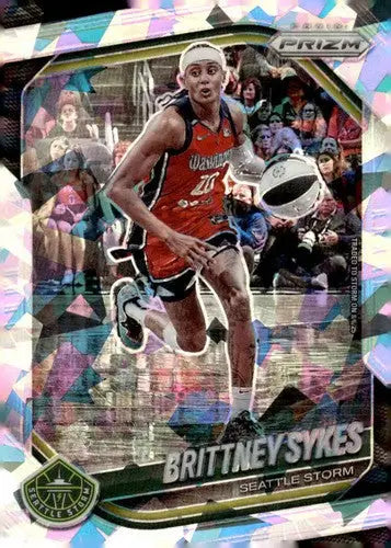 2025 Panini Prizm WNBA Ice Prizms #121 Brittney Sykes NM Near Mint ID:83651 - Basketball Card Single