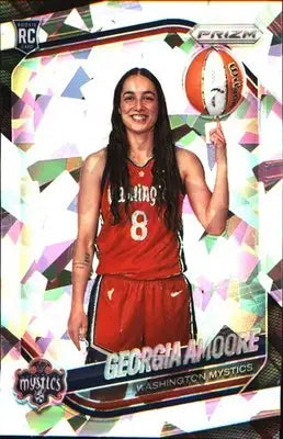 2025 Panini Prizm WNBA Ice Prizms #140 Georgia Amoore - Basketball Card Single