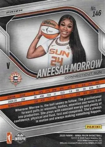 2025 Panini Prizm WNBA Ice Prizms #146 Aneesah Morrow NM Near Mint ID:83654 - Basketball Card Single