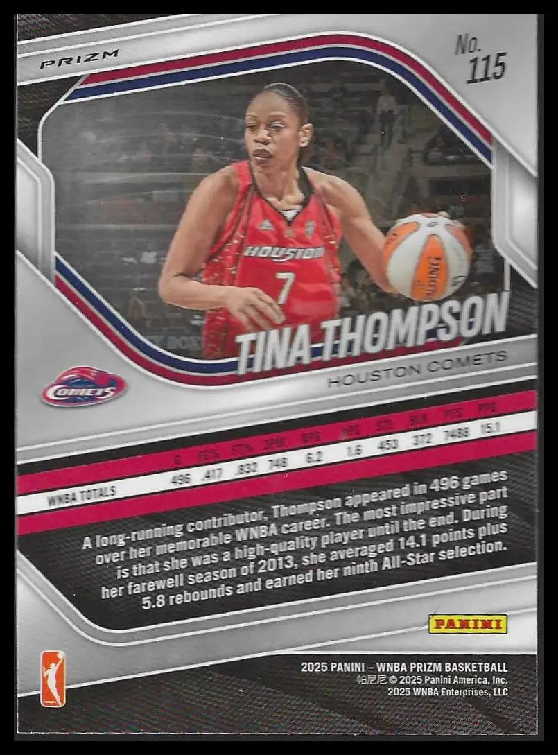 2025 Panini Prizm WNBA Ice Prizms #24 Kia Nurse - Basketball Card Single
