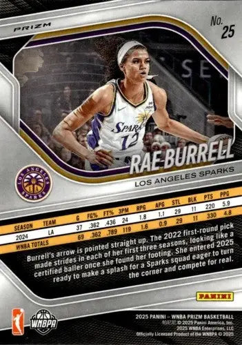 2025 Panini Prizm WNBA Ice Prizms #25 Rae Burrell NM Near Mint ID:83622 - Basketball Card Single