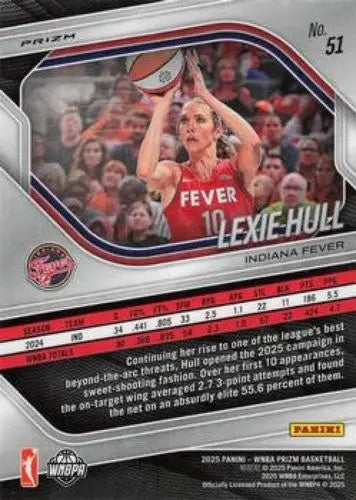2025 Panini Prizm WNBA Ice Prizms #51 Lexie Hull NM Near Mint ID:83637 - Basketball Card Single