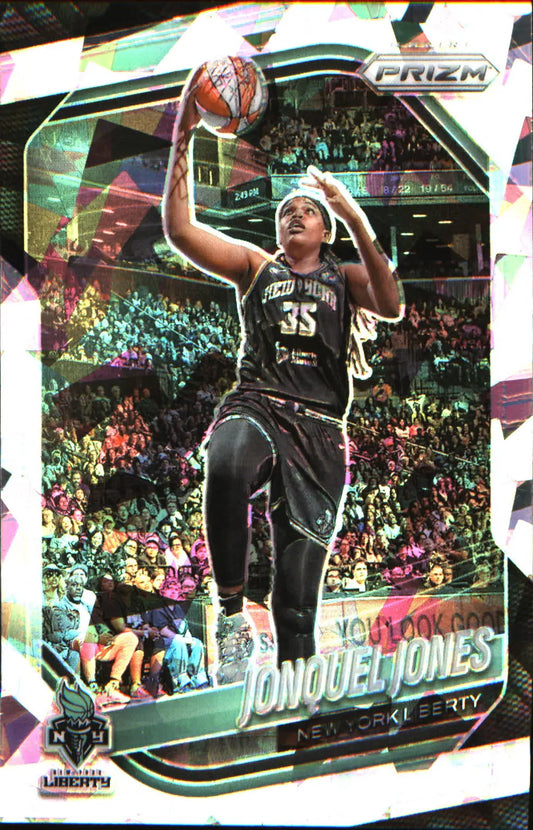 2025 Panini Prizm WNBA Ice Prizms #52 Jonquel Jones